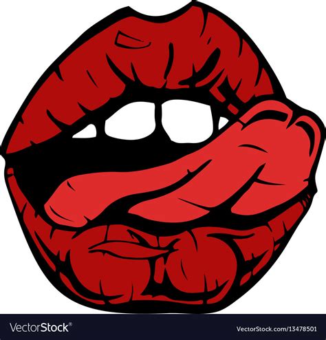 Licking Tongue Clip Art