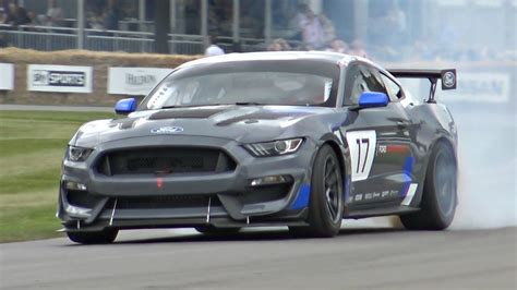 2017 Ford Mustang Gt350 Gt4 52 Liter Flat Crank V8 Sound And Rolling