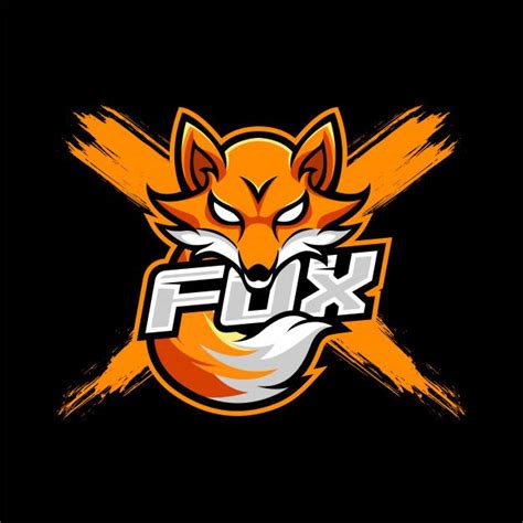 Fox Mascot Esport Logotipo Vetor Premium Fox Logo Design Art Logo