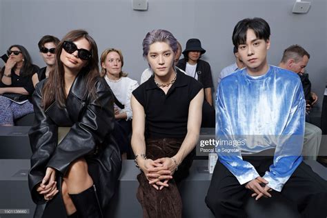 Sm Nct On Twitter Press Taeyong At The Loewe Menswear Spring Summer Show As