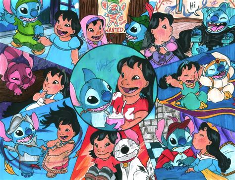 Disney Dress Up Lilo And Stitch Disney Fan Art Disney Animated Movies