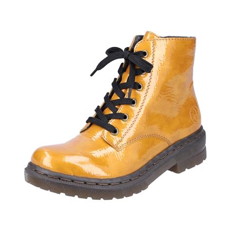 78240 68 Mustard Yellow Ladies Ankle Boot