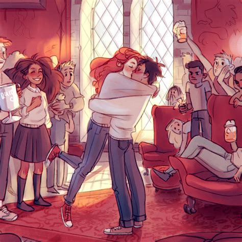 Harry Potter And Ginny Weasley Kissing
