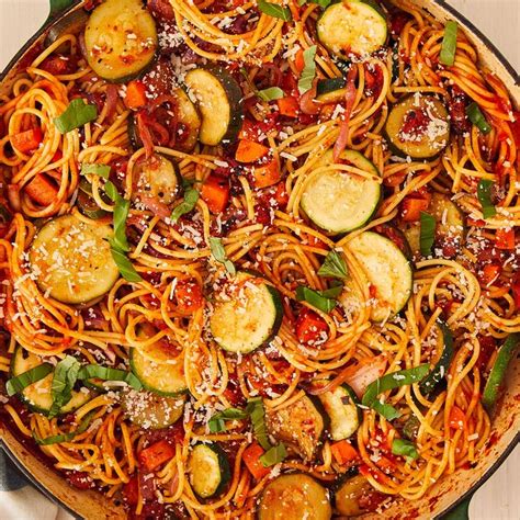 Best Vegetable Spaghetti Recipe How To Make Vegetable Spaghetti