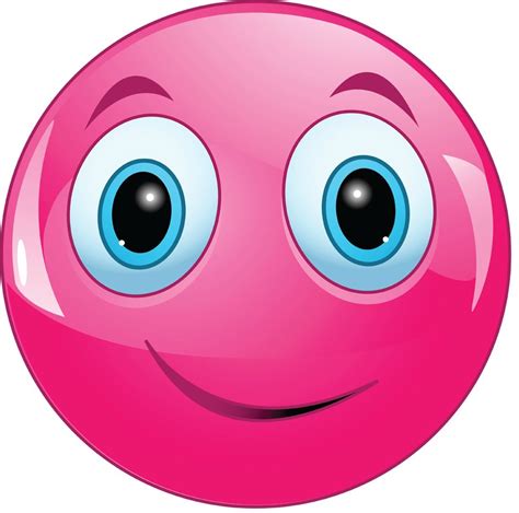 cute pink smiley faces