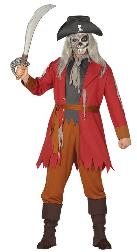 Adults Ghost Pirate Costume All Mens Halloween Costumes Mega Fancy Dress