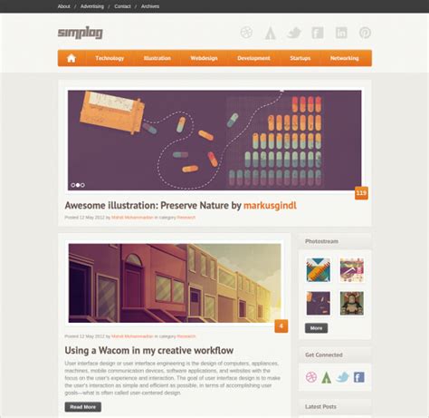 This free mobile html template is 100% responsive and compatible with all the popular browsers. Html 5 Blog Website Templates & Themes | Free & Premium ...