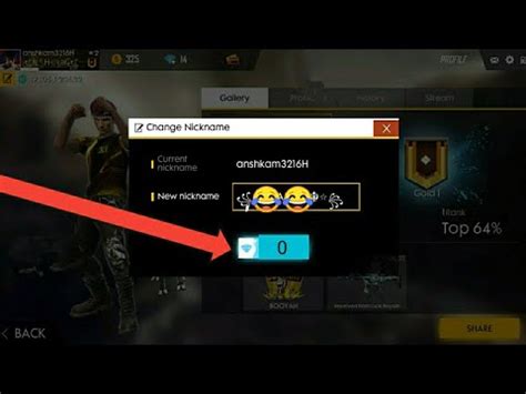 Do you ever have trouble in choosing a free fire username? How to change name in free fire with pro style - YouTube