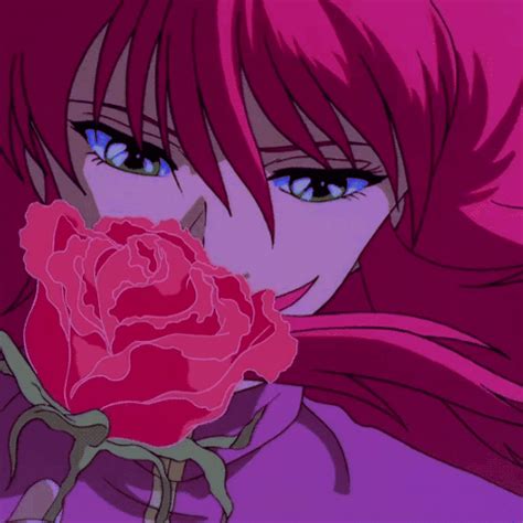 Image of pin on anime. 10+ Ide Purple Anime Girl Aesthetic Gif - Gallivant Paper