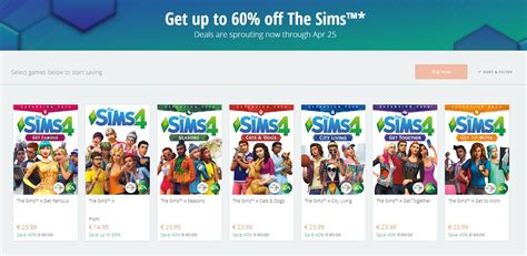 Origin Spring Sale Save Up To 60 Off On Select The Sims 4 Games