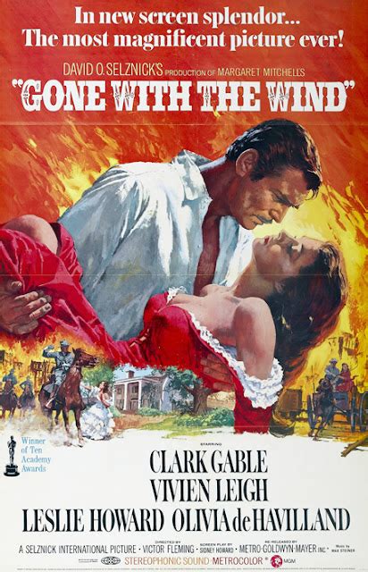Travis Simpkins Gone With The Wind Epic Civil War Drama Vivien Leigh And Clark Gable