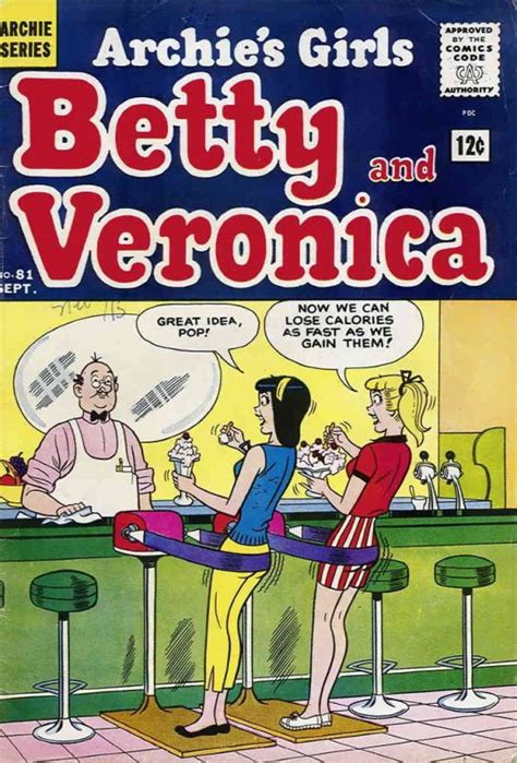 Archies Girls Betty And Veronica 81 Gd Archie Low Grade Comic September 19 Comic Books