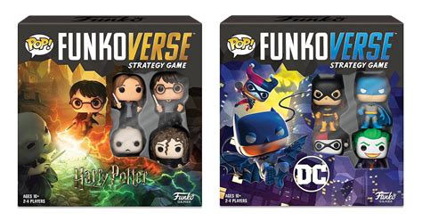 Funko Pops New Board Games Have Harry Potter And Dc Characters