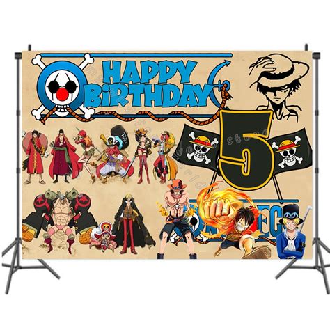 One Piece 150210cm Birthday Party Backdrop Decorations Party