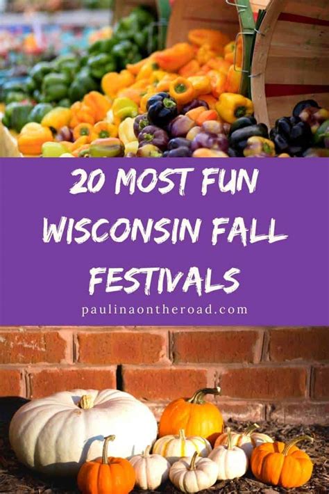 25 Coolest Fall Festivals In Wisconsin 2022 Paulina On The Road