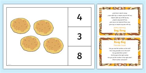Pancake Count Busy Bag Prompt Card And Resource Pack