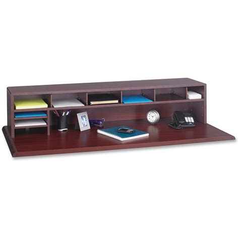 Check spelling or type a new query. Safco Low-Profile Wood Desktop Organizer - Zerbee