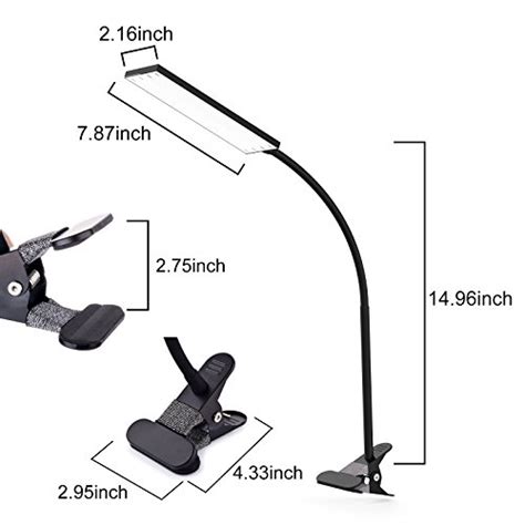 Led Desk Lamp Raoyi Flexible Gooseneck Eye Caring Table Lamps Easy