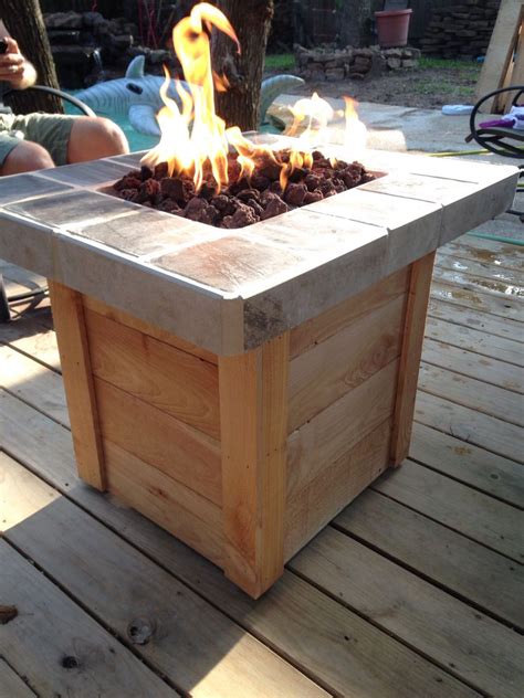 You can even keep a stockpile of wood underneath. 35 Of the Best Ideas for Diy Outdoor Propane Fire Pit - Home, Family, Style and Art Ideas