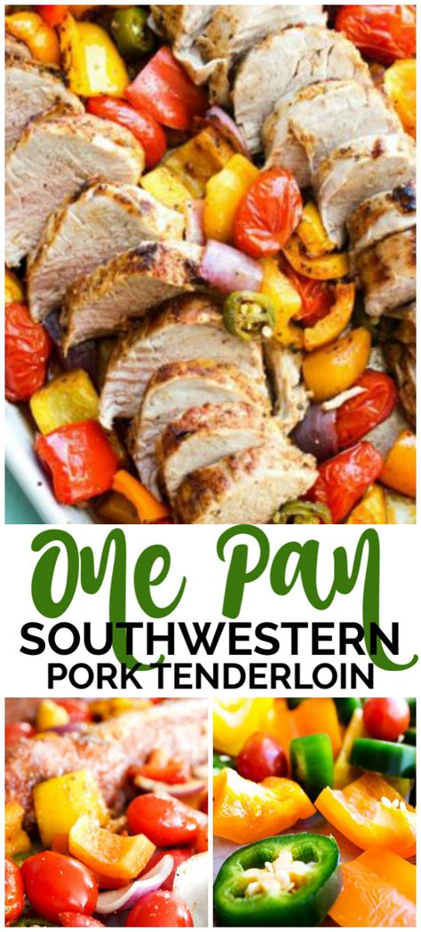 Cook the pork tenderloin in oven at 350 f than at the high temperature because this's very lean that it might dry out in case cooked at the high heat. One Pan Southwestern Pork Tenderloin - A Dash of Sanity