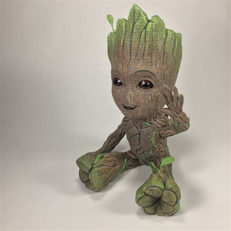 3d Printable Baby Groot By Byambaa Erdene