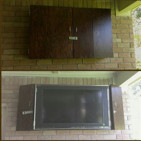 We used two 2x8x8 pressure treated. DIY Outdoor TV Enclosure | Interesting Ideas for Home