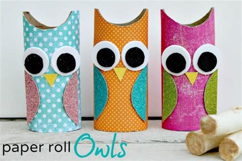 Wonderful Diy Cute Paper Roll Owls