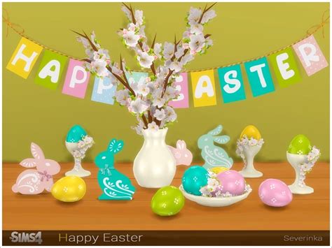 Sims 4 Ccs The Best Happy Easter By Severinka