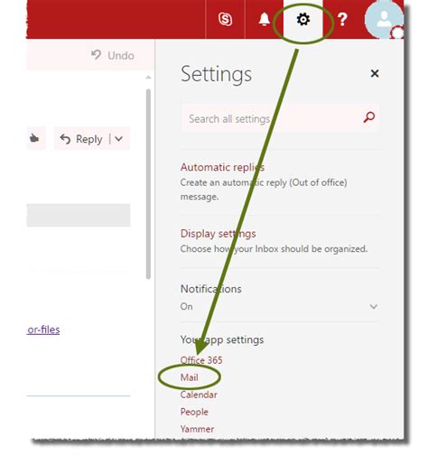 What is the gear icon on facebook. Rules (Filters) in Outlook on the Web | IT@Cornell