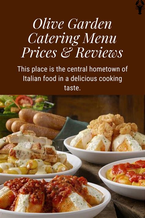 Olive Garden Catering Menu With Prices