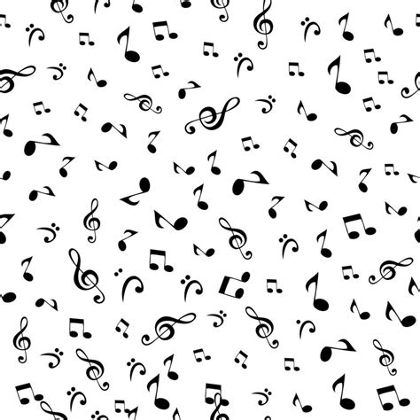 Abstract Music Notes Seamless Pattern Background Vector Illustration For Your Design 4551399