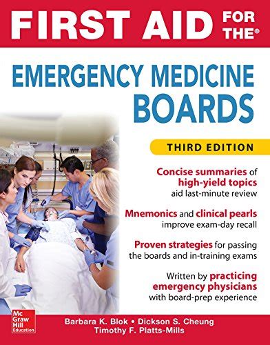 First Aid For The Emergency Medicine Boards Third Edition 3rd Edition