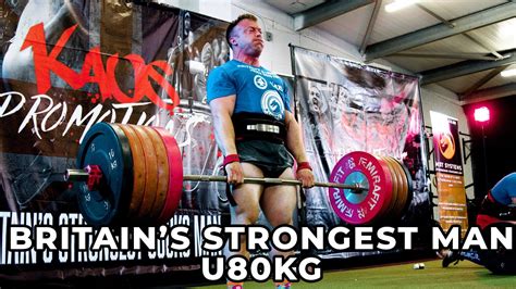 Britain S Strongest Man U80kg 2022 Youtube