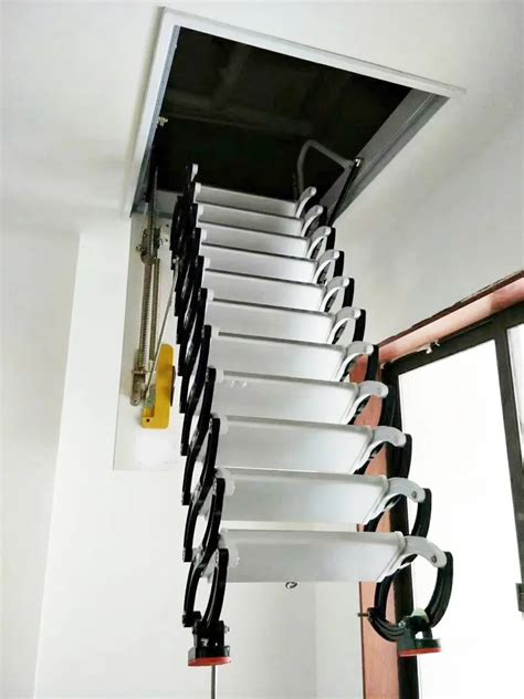 Heavy Duty Steel Metal Loft Wall Ladder Stairs Attic Folding Ladder New