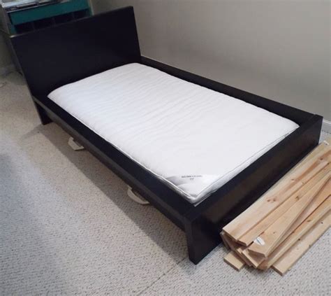 Ikea Sultan Twin Platform Bed And Mattress Ebth
