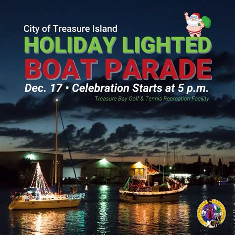 dec 17 37th annual treasure island lighted boat parade pinellas beaches fl patch
