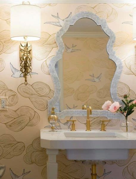 Whimsical Wallpapers In Powder Baths Heather Scott Home And Design