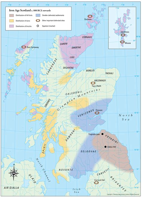 History Map Iron Age Scotland From C800bce History Scotland