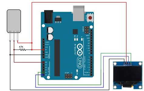 Temperature Meter Using Ds18b20 Oled Display And Arduino