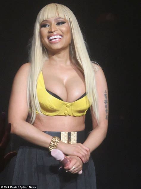 Nicki Minaj Struggles To Contain Her Ample Bust At The Adult Swim