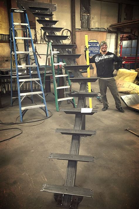 The problem is that hardly any of them show which building code they were designed to, or which ahj blessed and permitted them. Single Spine Stringer | Stairs stringer, Steel stairs ...