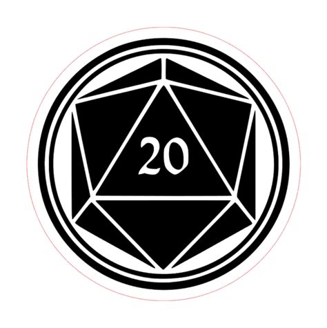 D20 Dice Svg File Dungeons And Dragons Lasercutting Etsy