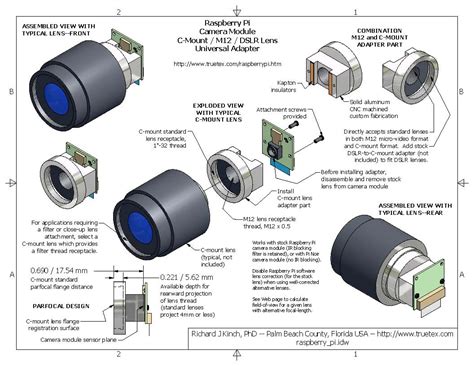 A good detector will tell you what in the ground before you dig it up. RPI Camera Detailed Dimensions - Printable C-mount Teaser ...
