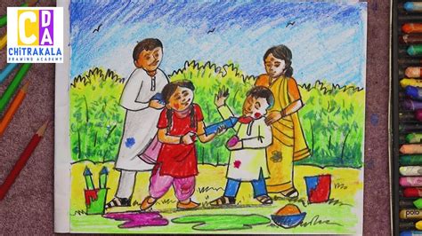 Become a member of easy peasy and fun membership and gain access to our exclusive craft templates and educational printables. How to Draw Holi Festival 2020 Easy Drawing for Kids - YouTube