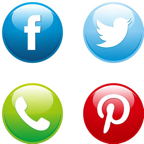 Social Media Png Image Vector Social Media Icons Png Clipart Full