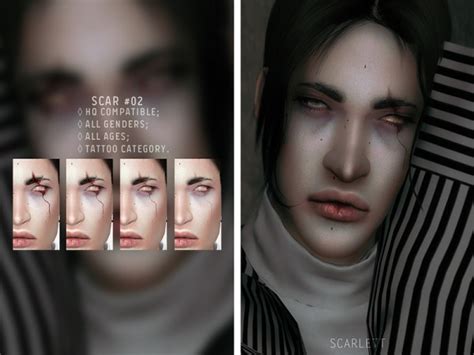 The Sims Resource Scar 02 By Scarlett Content Sims 4 Downloads