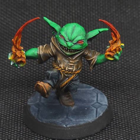 Goblin Pyro 32 Mm Scale Tabletop Painted Miniature Dnd Dungeons And