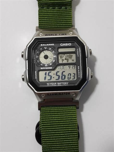 For Casio Ae1200 Ae1300 Watch Strap Adapter Lug 18mm To 22mm Metal Ebay