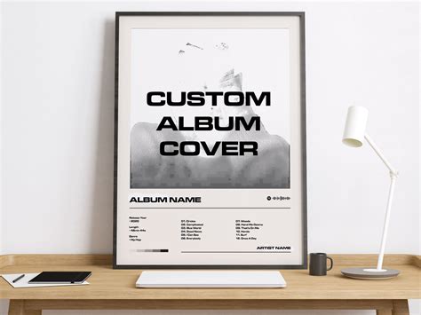 Custom Album Cover Album Poster Framed Poster Art Print Etsy