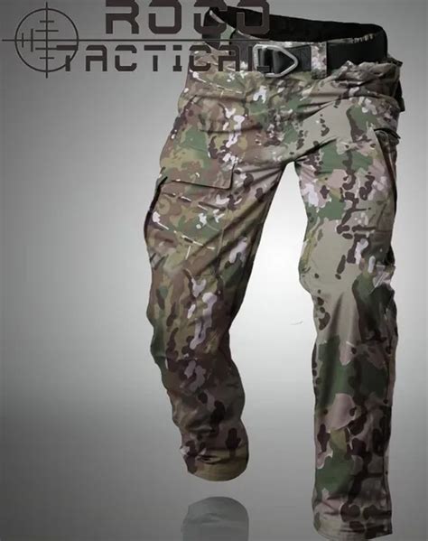 Rocotactical Mens Loose Multi Pocket Urban Tactical Pants Tdu Cargos Camo Hunting Pants Tactical